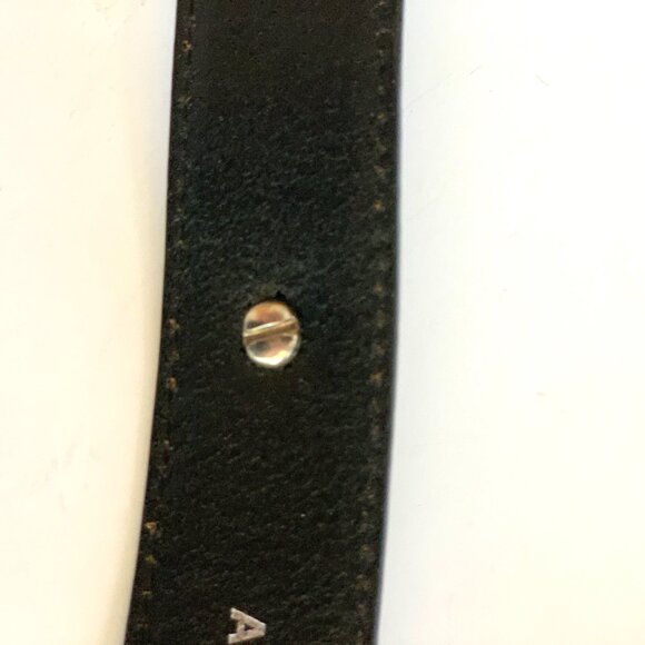 Collectable AMERICAN BISON Brown Leather Belt 5 Conchos 1.5” Wide 42” - Picture 8 of 11